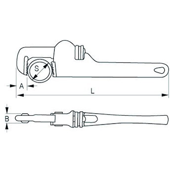 Irimo aluminijumski ključ za cevi 5