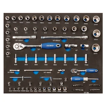 Irimo kolica za alat sa 7 fioka i 208 alata 8066K7FF208-4