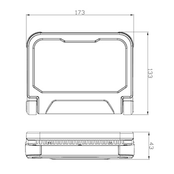 Irimo bežična SMD LED radna lampa L-BOOK-1-5