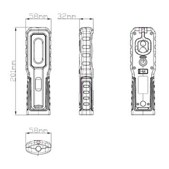 Irimo bežična COB kompaktna LED lampa L-COMP-1-5