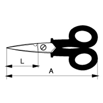 Irimo električarske makaze 145mm 661-140-1 Irimo električarske makaze 145mm 661-140-1