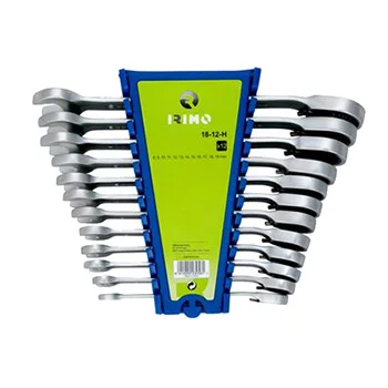 Irimo komplet kombinovanih ključeva sa račnom 12 kom 18-12-H Irimo komplet kombinovanih ključeva sa račnom 12 kom 18-12-H