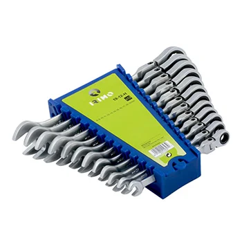 Irimo komplet kombinovanih ključeva sa promenom smera i fleksibilnom glavom 12 kom 19-12-H Irimo komplet kombinovanih ključeva sa promenom smera i fleksibilnom glavom 12 kom 19-12-H