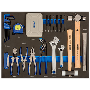 Irimo set 87 različitih alata u 3/3 penastom ulošku IFF1A005 Irimo set 87 različitih alata u 3/3 penastom ulošku IFF1A005