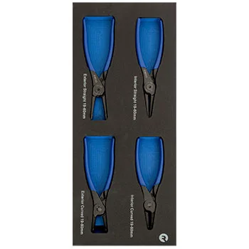 Irimo set 4 klešta za sigurnosne prstenove 19-60mm u 1/3 penastom ulošku IFF1E012 Irimo set 4 klešta za sigurnosne prstenove 19-60mm u 1/3 penastom ulošku IFF1E012