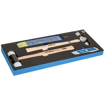 Irimo set od 2 čekića, libele i skalpela u 1/3 penastom ulošku IFF1E018 Irimo set od 2 čekića, libele i skalpela u 1/3 penastom ulošku IFF1E018