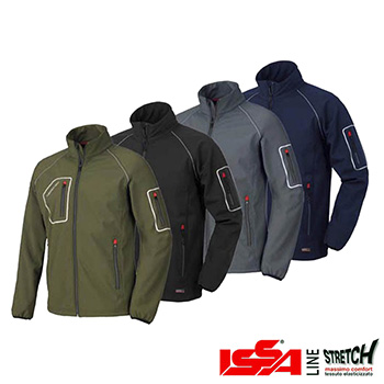 ISSA softshell jakna Just siva 04515N-1