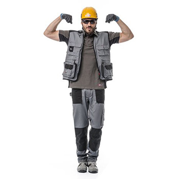 ISSA Stretch radne pantalone 8738 sive ISSA Stretch radne pantalone 8738 sive