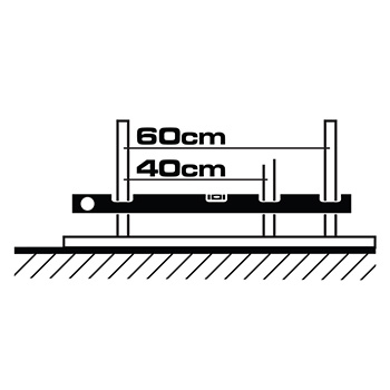 Kapro magnetna libela za suvu gradnju (gips) 773B/90cm K773B40-7