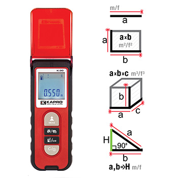 Kapro set - laserski nivelator zeleni 872G + laserski daljinomer K872G363-6