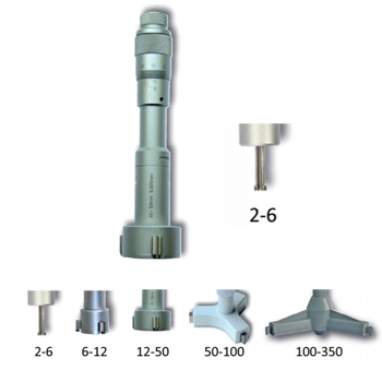 Kern mikrometar 5-6mm mehanički trokraki K200.05 Kern mikrometar 5-6mm mehanički trokraki K200.05
