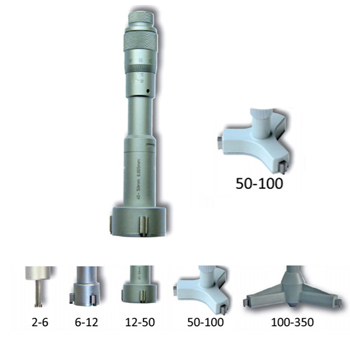 Kern mikrometar 87-100mm mehanički trokraki K200.18 Kern mikrometar 87-100mm mehanički trokraki K200.18