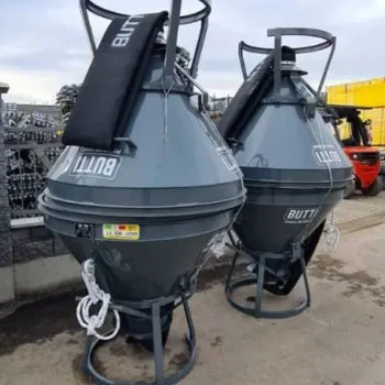 Butti kibla za beton sa centralnim i bočnim kipanjem, sa levkom CLI 500L Butti kibla za beton sa centralnim i bočnim kipanjem, sa levkom CLI 500L