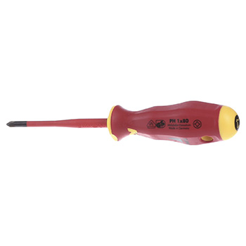 Klauke krstasti odvijač SLIM PH1x80mm 1000V VDE KL110PH1ISLIM Klauke krstasti odvijač SLIM PH1x80mm 1000V VDE KL110PH1ISLIM