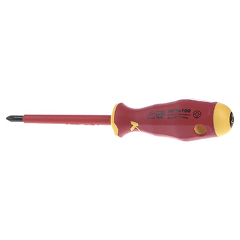 Klauke krstasti odvijač PH2x100mm 1000V VDE KL110PH2IS Klauke krstasti odvijač PH2x100mm 1000V VDE KL110PH2IS