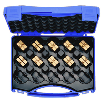 Klauke set umetaka za krimp presu Cu 6-150mm² 10 pari u koferu HR4SET6-150/4 Klauke set umetaka za krimp presu Cu 6-150mm² 10 pari u koferu HR4SET6-150/4