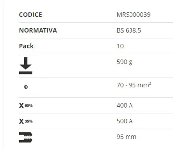 Klešta za masu Nevada 5 5-500Amp MRS000039 Klešta za masu Nevada 5 5-500Amp MRS000039