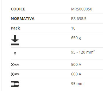 Klešta za masu Nevada 6 600A MRS000050 Klešta za masu Nevada 6 600A MRS000050