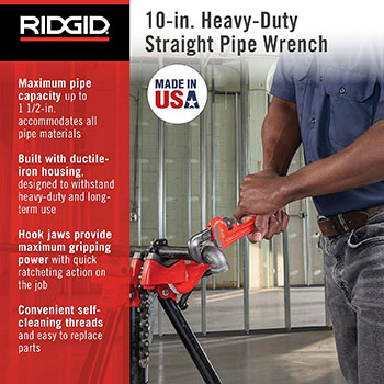 Ridgid ključ za cevi ravni 10 Ridgid ključ za cevi ravni 10