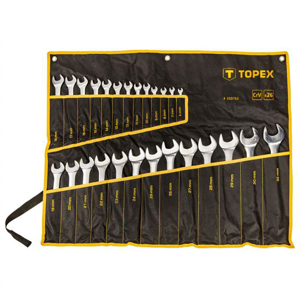 Topex set okasto-viljuškastih ključeva Premium 35D763