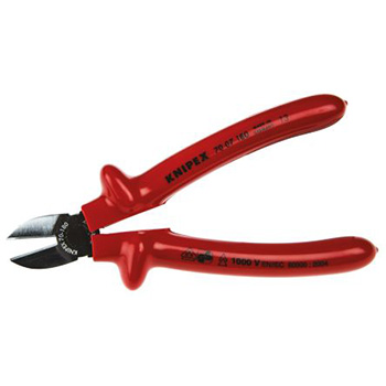 Knipex kose sečice izolovane 180mm 70 07 180 Knipex kose sečice izolovane 180mm 70 07 180