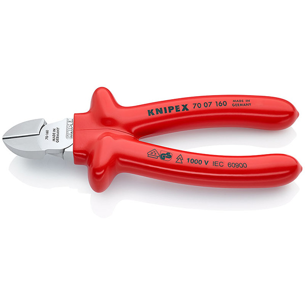 Knipex kose sečice izolovane 160mm 70 07 160 Knipex kose sečice izolovane 160mm 70 07 160
