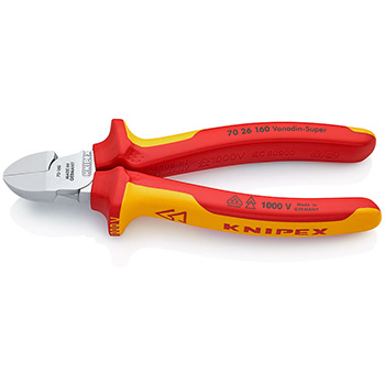 Knipex kose sečice izolovane 1000V VDE 160mm 70 26 160 Knipex kose sečice izolovane 1000V VDE 160mm 70 26 160