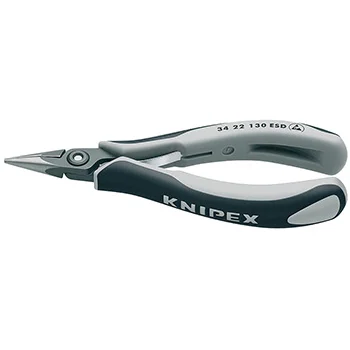 Knipex precizna klešta za hvatanje za elektroniku ESD 135mm 34 22 130 ESD Knipex precizna klešta za hvatanje za elektroniku ESD 135mm 34 22 130 ESD