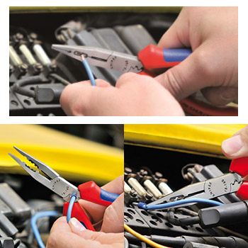 Knipex električarska klešta Multi 4-u-1 160mm sa mogućnošću kačenja 13 05 160 T Knipex električarska klešta Multi 4-u-1 160mm sa mogućnošću kačenja 13 05 160 T