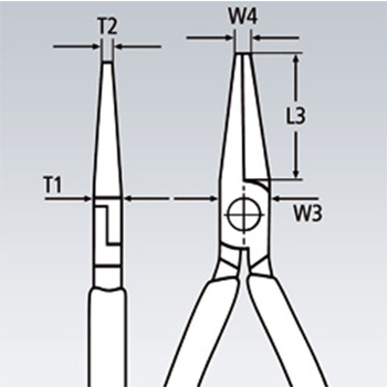 Knipex elektroničarska klešta za opremanje 130mm 36 12 130-1