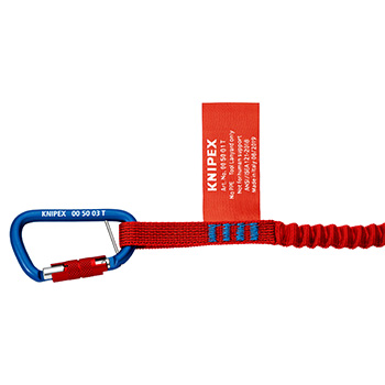 Knipex traka i karabiner za osiguranje alata od pada 00 50 05 T BK Knipex traka i karabiner za osiguranje alata od pada 00 50 05 T BK