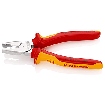 Knipex kombinovana klešta izolovana 1000V VDE 180mm u blister pakovanju 02 06 180 SB Knipex kombinovana klešta izolovana 1000V VDE 180mm u blister pakovanju 02 06 180 SB