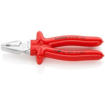 Knipex kombinovana klešta ojačana izolovana 200mm 02 07 200 Knipex kombinovana klešta ojačana izolovana 200mm 02 07 200
