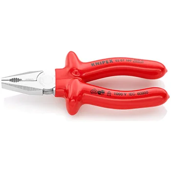 Knipex kombinovana klešta izolovana 160mm 03 07 160 Knipex kombinovana klešta izolovana 160mm 03 07 160