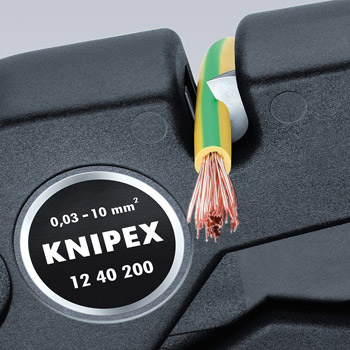 Knipex automatska klešta za skidanje izolacije 0.03-10mm² u blister pakovanju 12 40 200 SB-3