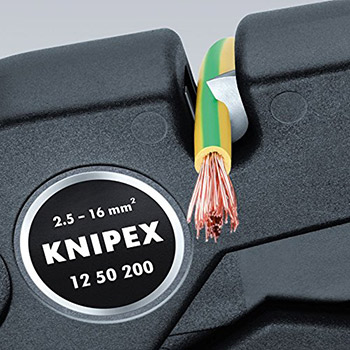 Knipex automatska klešta za skidanje izolacije 2.5-16mm² 12 50 200-3