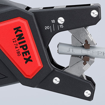 Knipex automatska klešta za skidanje izolacije 12 74 180 SB Knipex automatska klešta za skidanje izolacije 12 74 180 SB