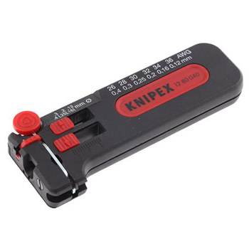 Knipex mini skidač izolacije Ø 0,12-0,4mm 12 80 040 SB Knipex mini skidač izolacije Ø 0,12-0,4mm 12 80 040 SB