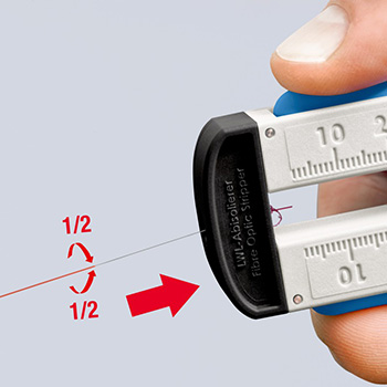 Knipex alat za skidanje izolacije za optičke kablove 12 85 110 SB-3