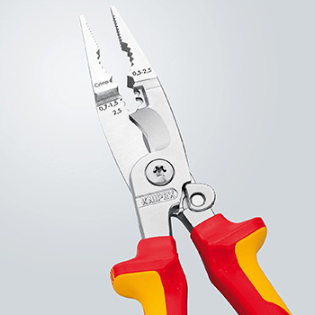 Knipex električarska klešta sa 6 funkcija 1000V VDE u blister pakovanju 13 96 200 SB Knipex električarska klešta sa 6 funkcija 1000V VDE u blister pakovanju 13 96 200 SB