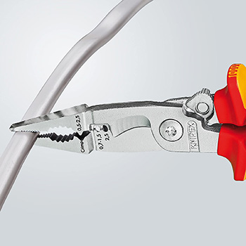 Knipex električarska klešta sa 6 funkcija 1000V VDE u blister pakovanju 13 96 200 SB Knipex električarska klešta sa 6 funkcija 1000V VDE u blister pakovanju 13 96 200 SB