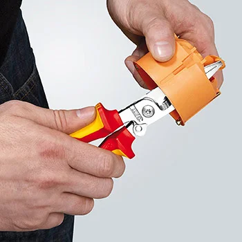 Knipex električarska klešta sa 6 funkcija 1000V VDE sa mogućnošću kačenja 13 96 200 T Knipex električarska klešta sa 6 funkcija 1000V VDE sa mogućnošću kačenja 13 96 200 T