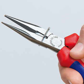Knipex klešta špic prava sa bočnim sečenjem 160mm 25 02 160 Knipex klešta špic prava sa bočnim sečenjem 160mm 25 02 160