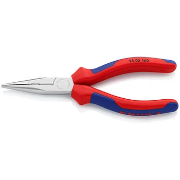 Knipex klešta špic prava sa bočnim sečenjem 160mm 25 05 160 Knipex klešta špic prava sa bočnim sečenjem 160mm 25 05 160