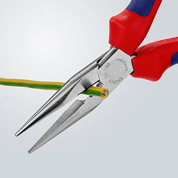 Knipex klešta špic prava sa bočnim sečenjem 160mm 25 05 160 Knipex klešta špic prava sa bočnim sečenjem 160mm 25 05 160