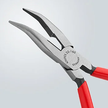 Knipex klešta špic kriva sa bočnim sečenjem 160mm 25 21 160 Knipex klešta špic kriva sa bočnim sečenjem 160mm 25 21 160