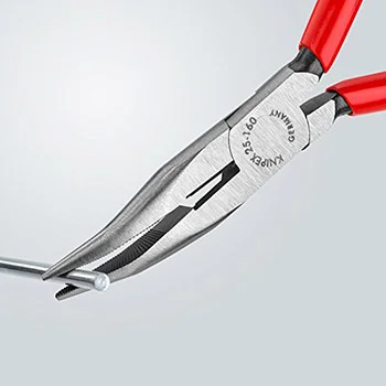 Knipex klešta špic kriva sa bočnim sečenjem 160mm 25 21 160 Knipex klešta špic kriva sa bočnim sečenjem 160mm 25 21 160
