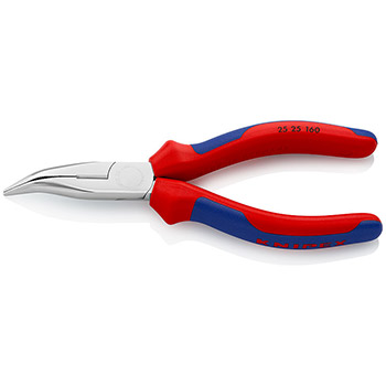 Knipex klešta špic kriva sa bočnim sečenjem 160mm 25 25 160