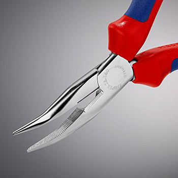 Knipex klešta špic kriva sa bočnim sečenjem 160mm 25 25 160 Knipex klešta špic kriva sa bočnim sečenjem 160mm 25 25 160