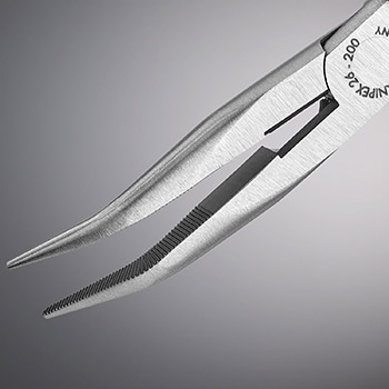 Knipex klešta špic kriva 200mm 26 21 200-2